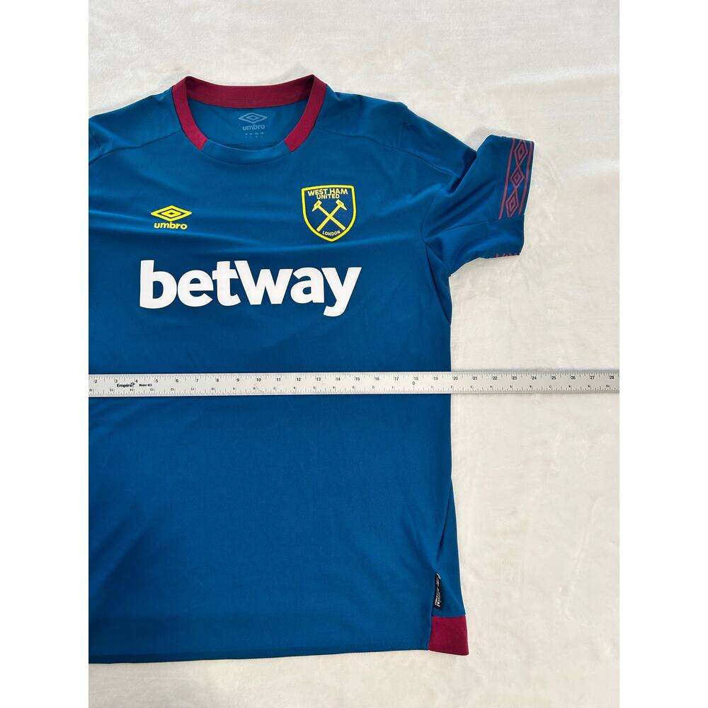 Umbro West Ham United 18/19 Away Jersey  Arnautovic #7 Betway Mens Size Large XC - Picture 6 of 10